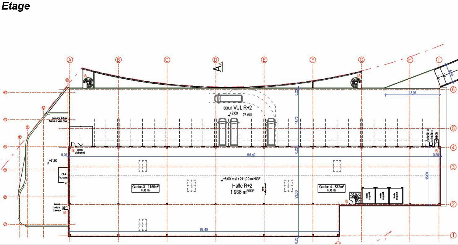 Entrepôt classe c Corbas 5403m² Location entrepôt classe c Corbas Rhône OLLOG2118331 14